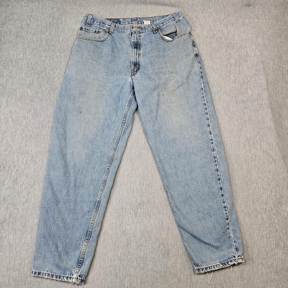 Vintage Levis 560 Jeans Mens 38x32 Blue Loose Fit Tapered Distressed Y2K